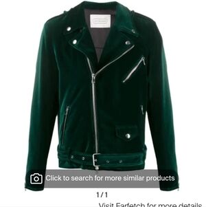 Men's Green Velvet Jacket